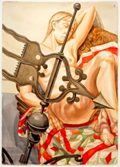 Philip Pearlstein painting