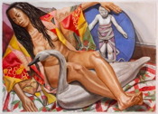 artist Phillip Pearlstein painting for sale